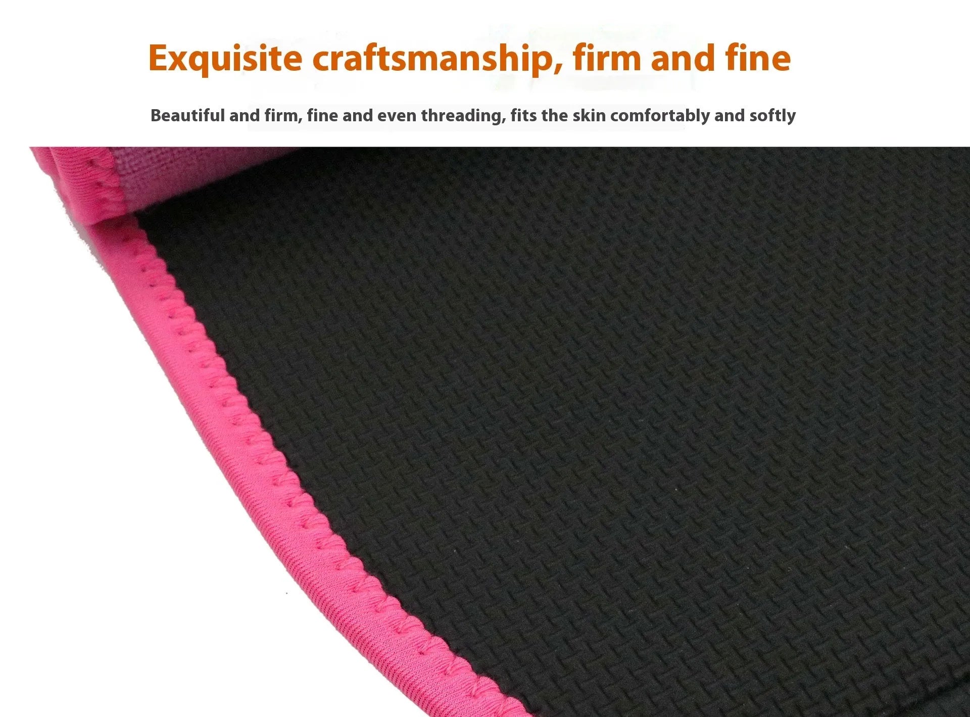 Adjustable neoprene lumbar support belt for fitness and running in black colour option