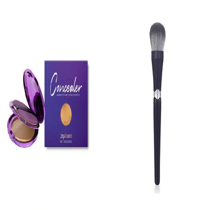 Efficient concealer plate with six colour options including Dark Skin, Ivory white, and Natural colour