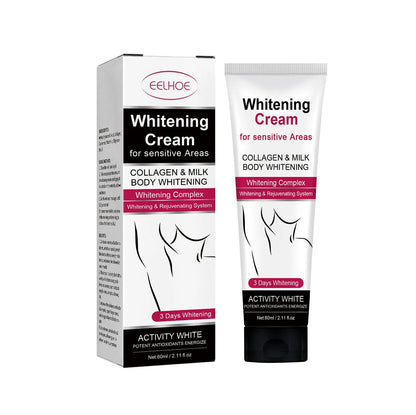 60ml ladies underarm nourishing moisturising cream tube for skin rejuvenation