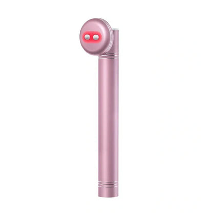 Facial lifting eye beauty instrument with vibration function and colour light therapy, aluminium alloy plastic construction