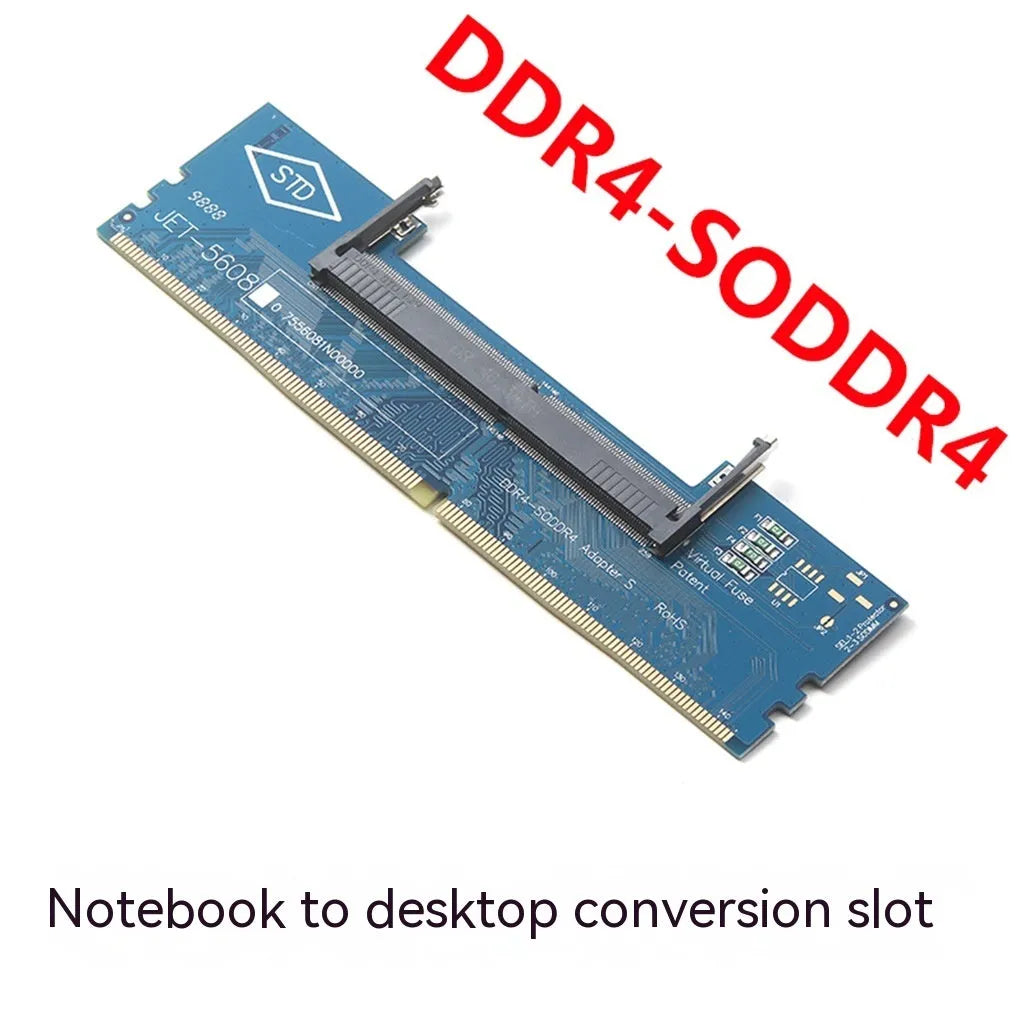 DDR4 laptop to desktop memory adapter card with electrostatic protection bag