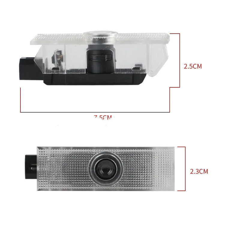 Dodge Challenger SRT LED Door Laser Projection Light PC Aluminium 12V Car Power White Projector Lamp for Dodge Models