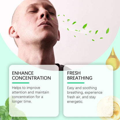 Mint Cool Nose Soothing Suit with three 1.8ml spray bottles containing 5.4ml total of menthol and spearmint nasal spray
