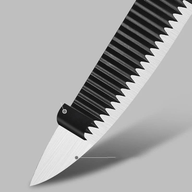 Premium Stainless Steel Kitchen Knife Set with ergonomic handles and sharp blades