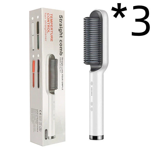 2-in-1 Hair Styler with Tourmaline Ceramic Heating, Intelligent Temperature Control, and Negative Ion Technology