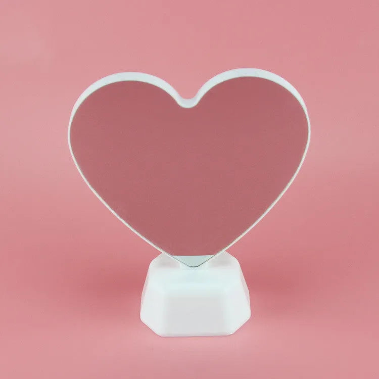 LED double-sided love tunnel light with rose red illumination showing compact plastic construction