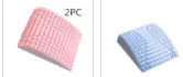Premium back stretcher pillow with acupressure design to relieve neck, lumbar, and sciatica pain
