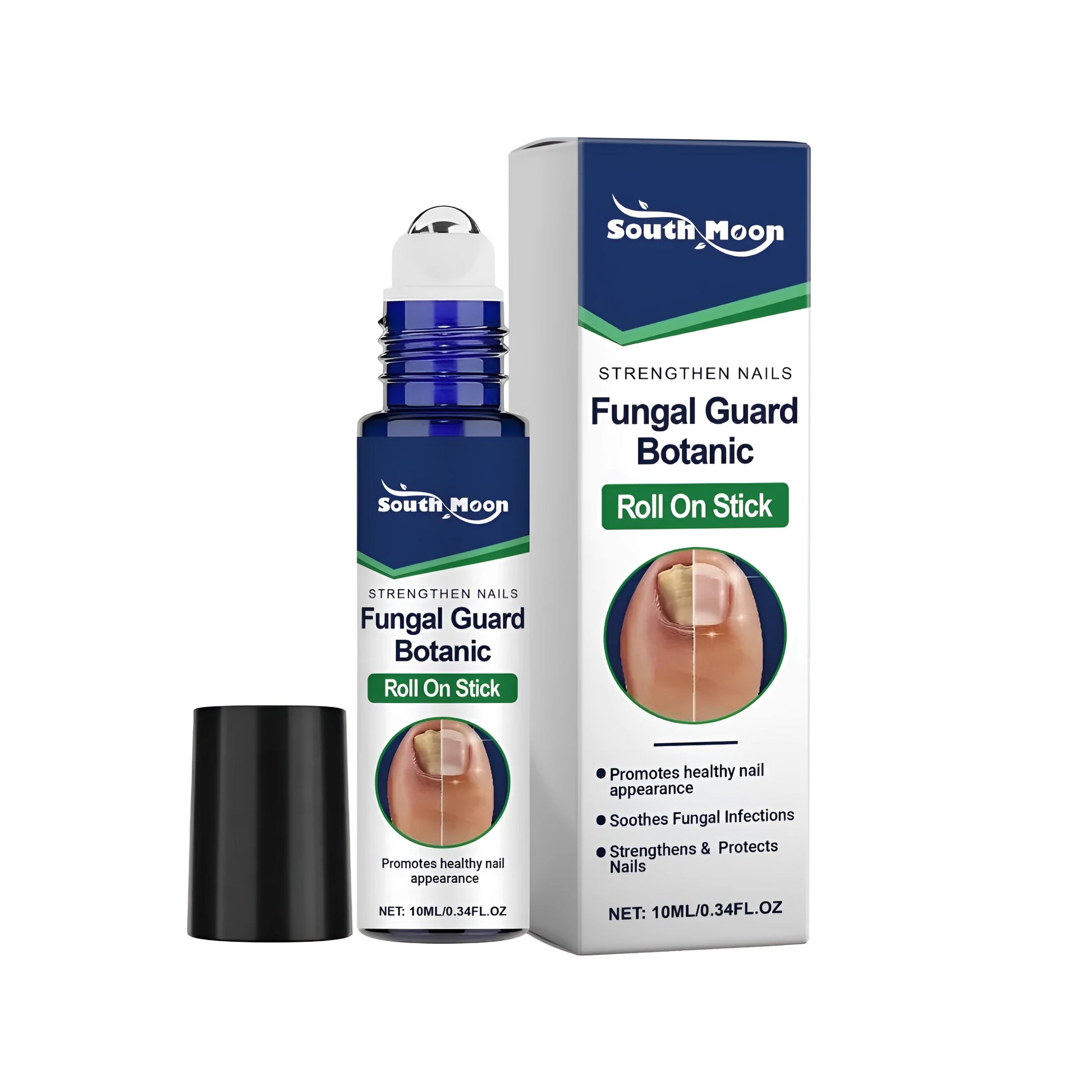 Botanic Roll On Stick nail treatment bottle with rollerball applicator, 10ml capacity