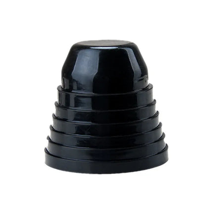 Black silicone 90mm diameter car LED headlight rear dust cover for General Motors vehicles.