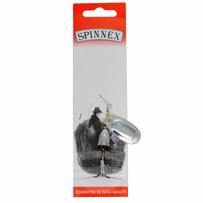 R composite rotating sequins copper bell fishing lure in seven colours showing 3# size and metal construction