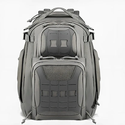 45L camouflage tactical backpack with multiple compartments for mountain climbing gear