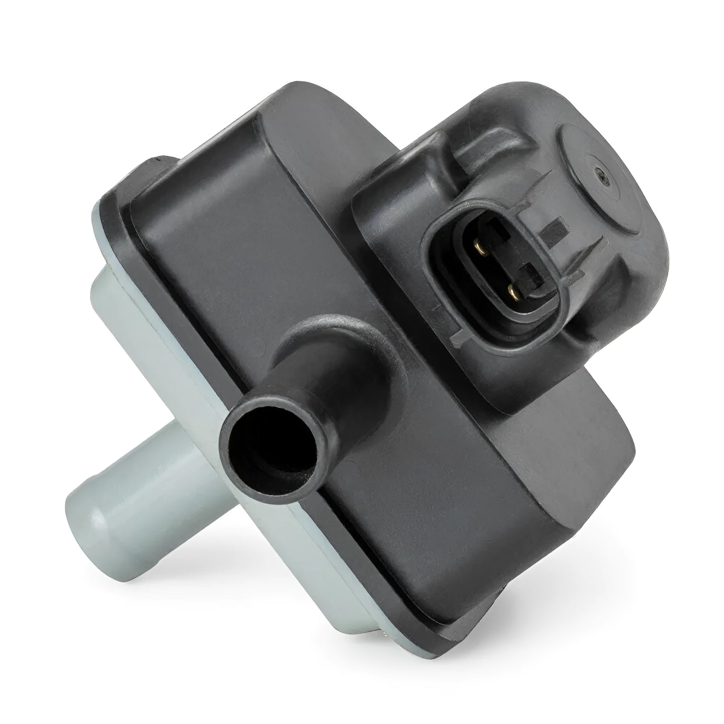 Black vacuum solenoid valve with model number 90910-12283 for Toyota vehicles