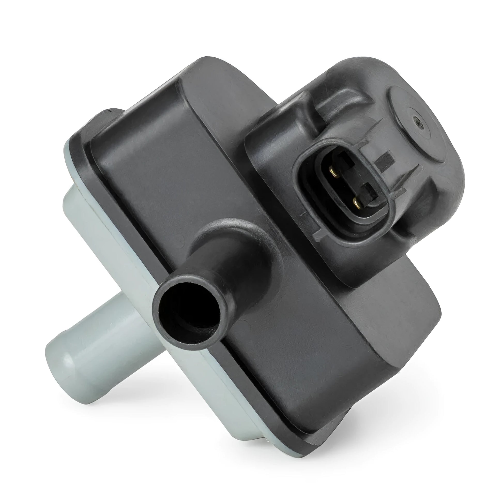 Black vacuum solenoid valve with model number 90910-12283 for Toyota vehicles