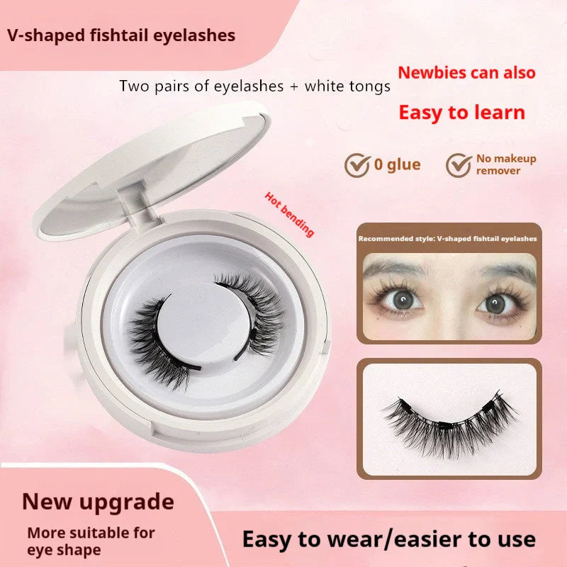 Luxurious magnetic mink false eyelashes for easy application and a glamorous look.