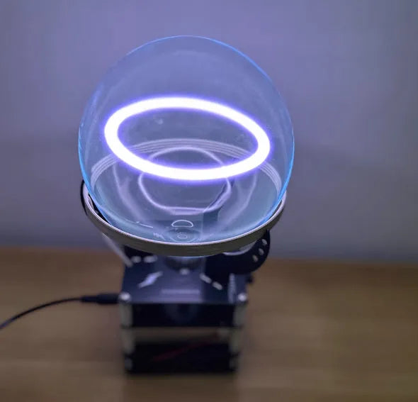 Plasma ring lamp with inert xenon balloon reactor design, 4-inch model, 13cm and 9cm sizes, EU outlet, ≤360V