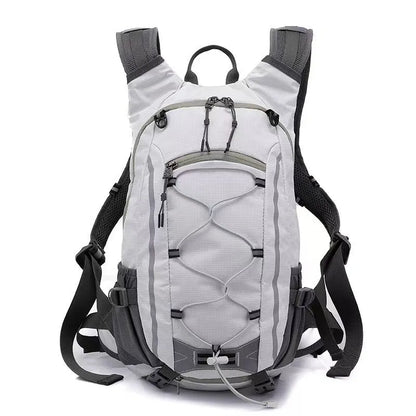 Cycling vest backpack in nylon, 20L capacity, breathable waterproof ultra-light design, shown in yellow