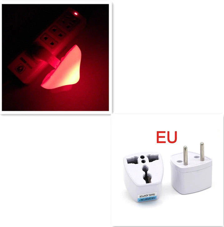 Dimmable mushroom-shaped LED night light with sensor - provides warm white glow for bedroom, nursery, and home decor