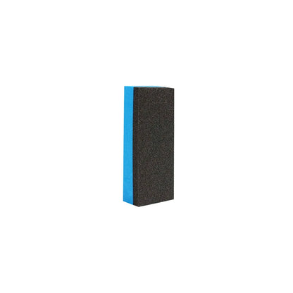 Automotive iron powder rust remover spray bottle with blue square sponge and towel applicators