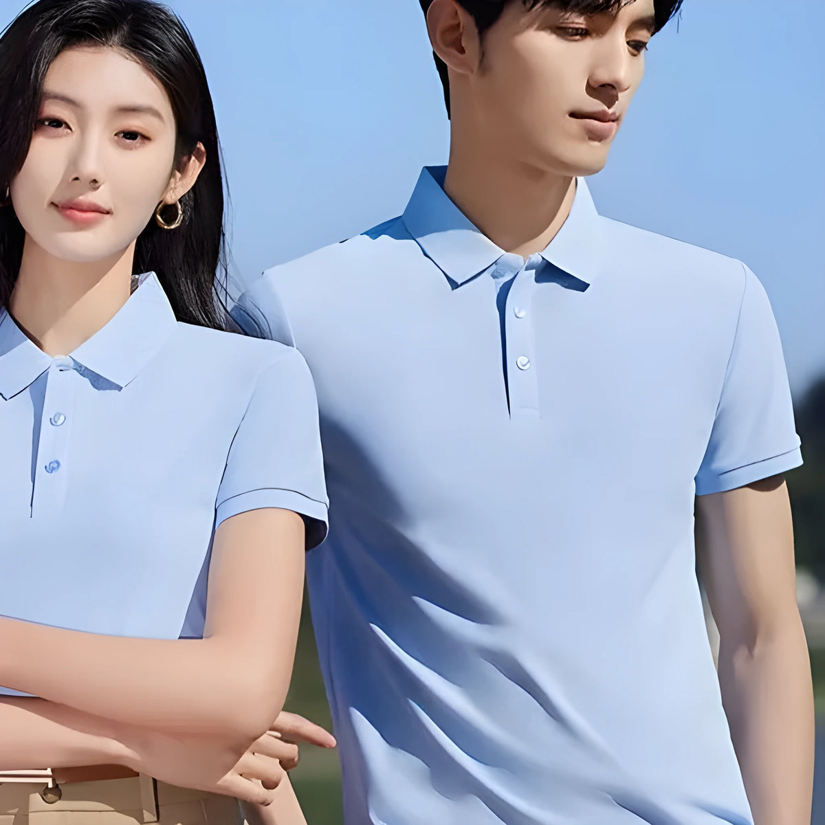 Short sleeve cotton pullover summer work clothes in multiple colours and sizes S to 4XL