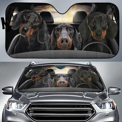 Car snow protection cover front gear with lanyard installation system for vehicle windshields