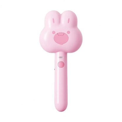 Rechargeable pet steam grooming comb in green, pink or white with cartoon design