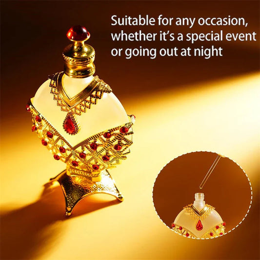 Captivating Perfume Oil in a decorative glass bottle, perfect for everyday fragrance needs