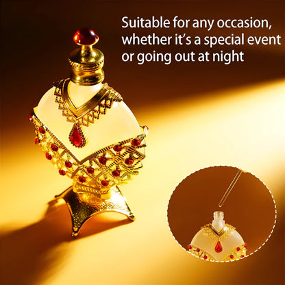 Concentrated floral perfume oil in a decorative glass bottle, available in 12ml or 35ml sizes.