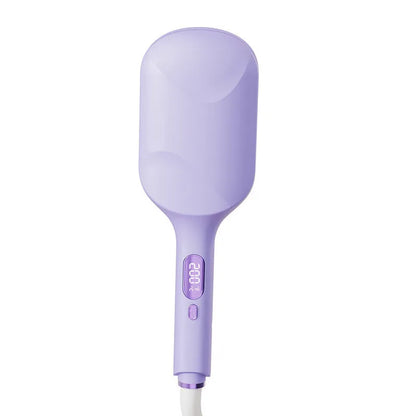 40mm egg roll hair curler with LCD display in light purple or pink colours