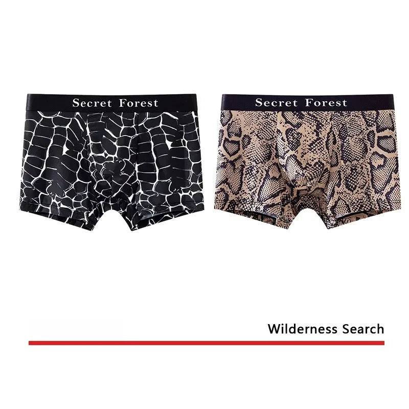 Men's loose fit polyester boxer shorts in black colour showing mid-waist design