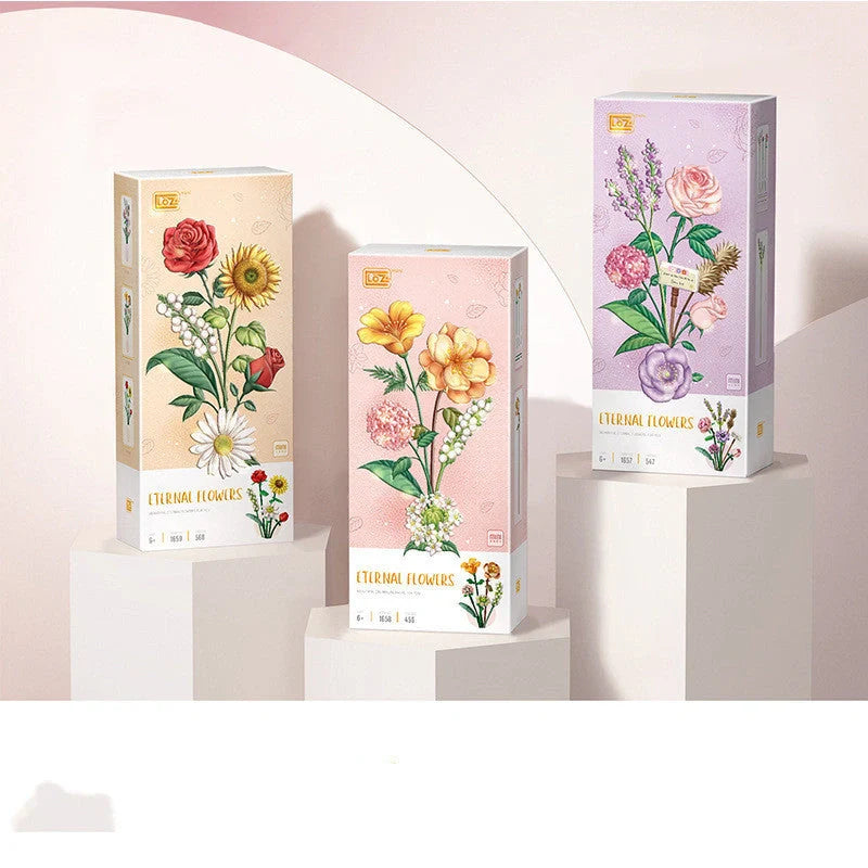 Bouquet Series Small Particle Building Blocks for creative floral arrangements