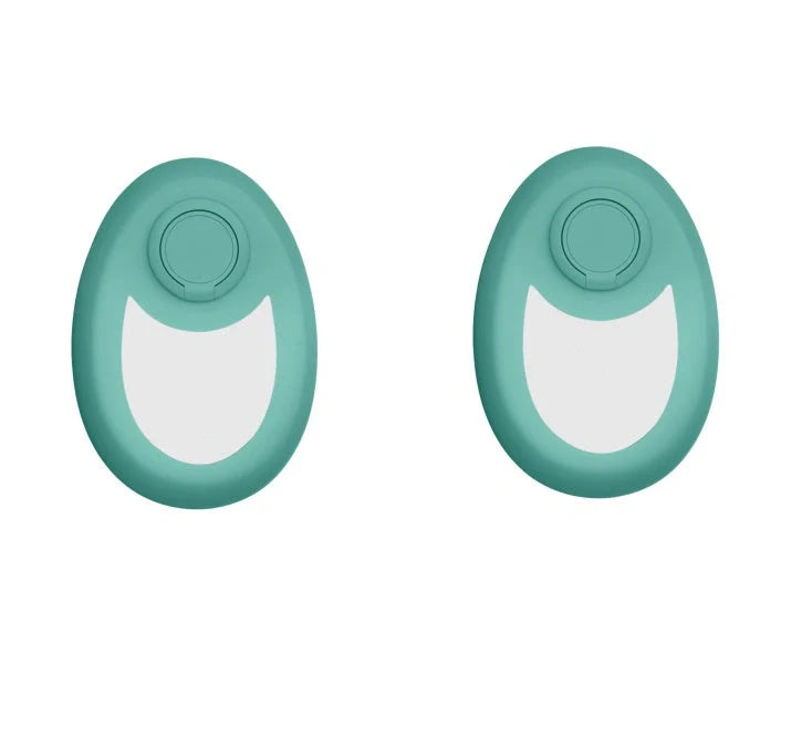 CJEER crystal hair removal device in green, purple, or black with metal ring on back