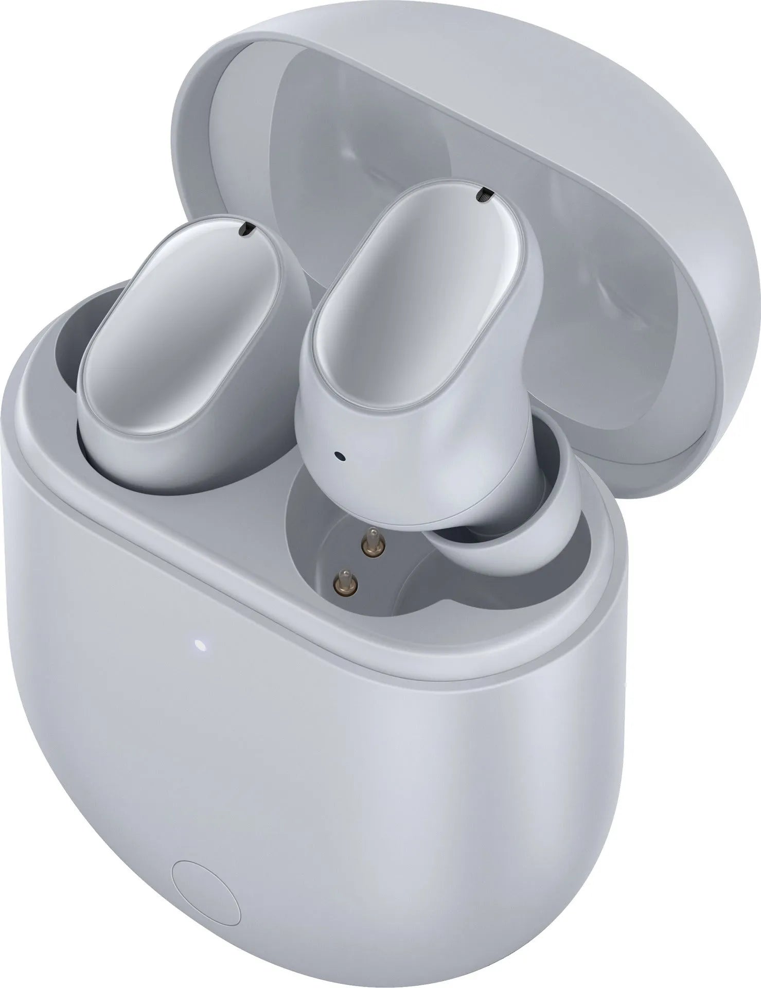 Wireless Bluetooth headset with active noise cancelling in ice crystal grey colour