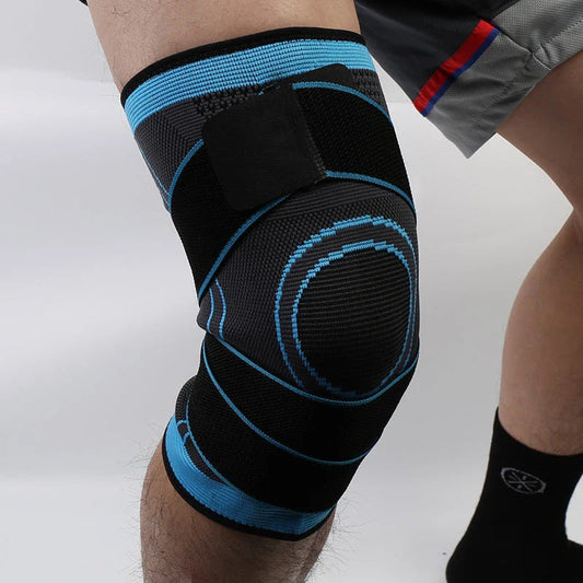 Durable and flexible sports knee pads with adjustable straps for comfortable, safe workouts