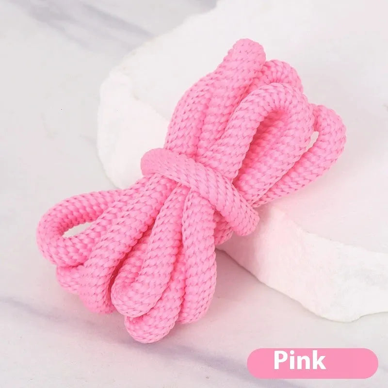 Oval shoelace adapter rope in various colours, showing 1.0cm width and length options for sweatshirts and hats.