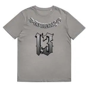 Cotton unisex summer t-shirt in loose straight cut with short sleeves