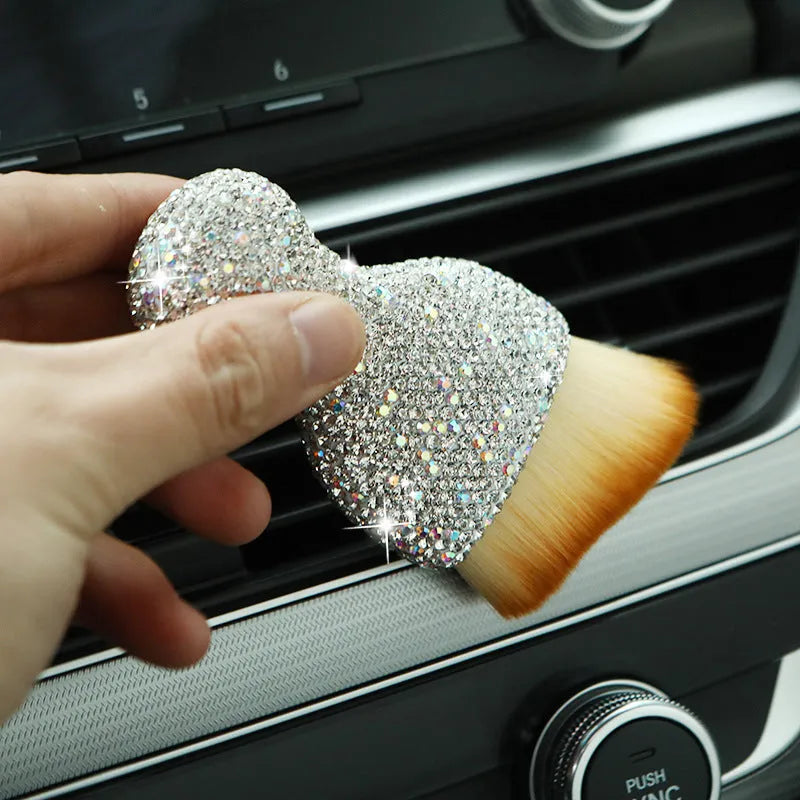 10cm car interior soft brush for dust removal from dashboard vents and seats