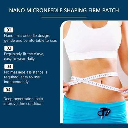 Four slimming microneedle patches for firming skincare with artemisia argyi and peptide ingredients