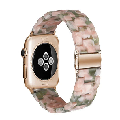 Apple Resin Slim Watch Band in multiple colours showing lightweight 35g construction and compatibility with Apple Watch