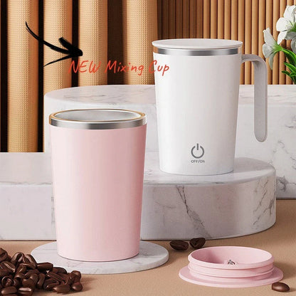 Automatic Electric Stirring Cup for Warm Beverages - Effortless Blending and Temperature Control