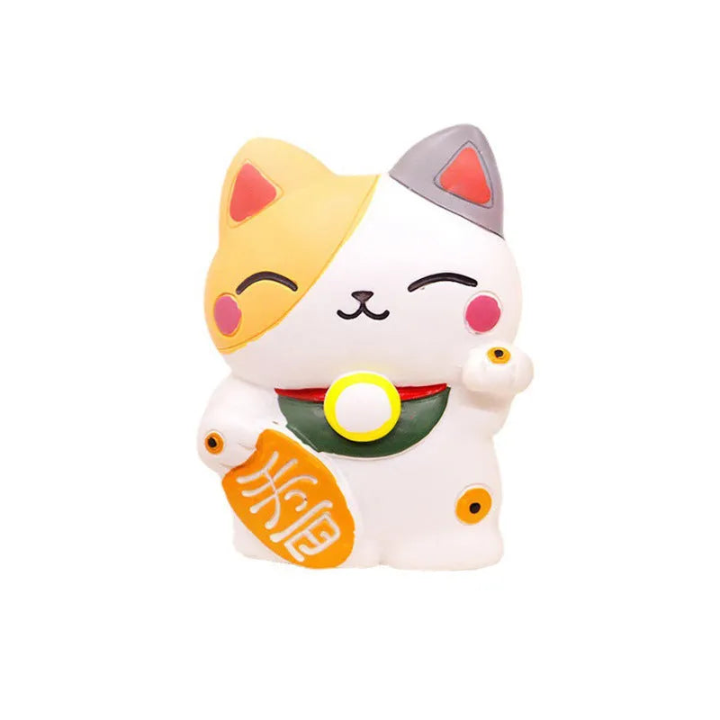 Black and white cat resin car vent aromatherapy clip with essential oil diffuser
