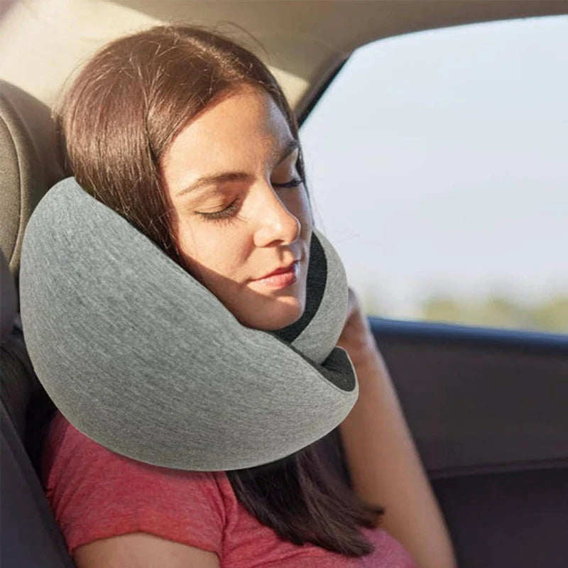 Comfortable U-Shaped Travel Neck Pillow in various colors, designed to provide superior neck support and relaxation during long journeys.