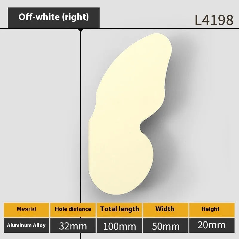 Butterfly cartoon cabinet door handle in multiple colours for children's room furniture