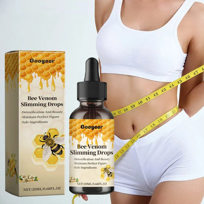 20ml Body Care Drops bottle with glass dropper for precise body contouring application