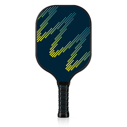 High-density fibreglass table tennis racket for outdoor sports use.