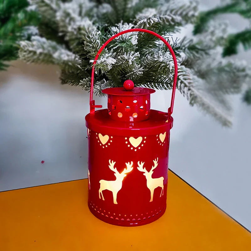 Enchanting LED candle lights with a Nordic-inspired design, creating a warm, festive ambiance for your holiday decor