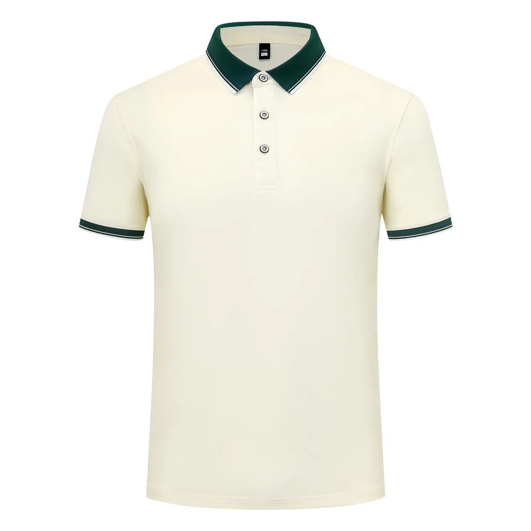 185g print polo shirt in straight pullover fit, short sleeve, colour matching, sizes S to 4XL