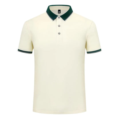 185g print polo shirt in straight pullover fit, short sleeve, colour matching, sizes S to 4XL