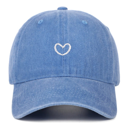 Retro-style baseball cap with colourful machine embroidery on a soft cotton dome crown, shown in a wine red colour.