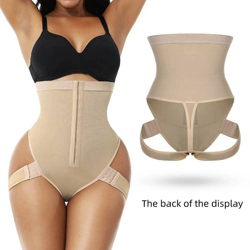 Butt Lifter Control Panties Seamless Shapewear in black and skin tone