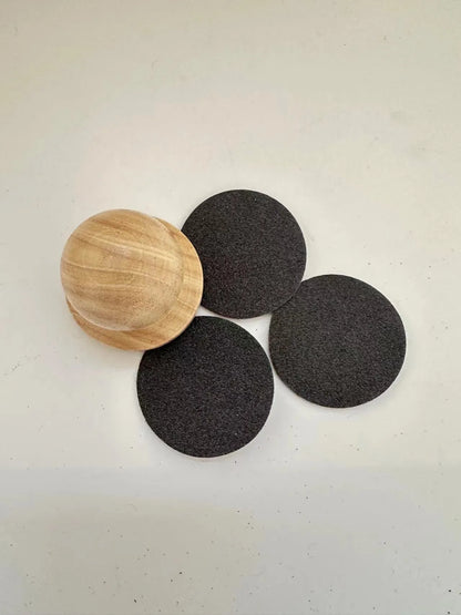 Wooden dog claw grinding board with removable nail file surface in four style options for home pet grooming